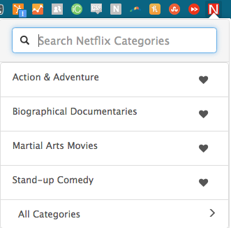 NETFLIX HACK: Unlock Categories With The "Netflix Categories" Chrome Extension 1