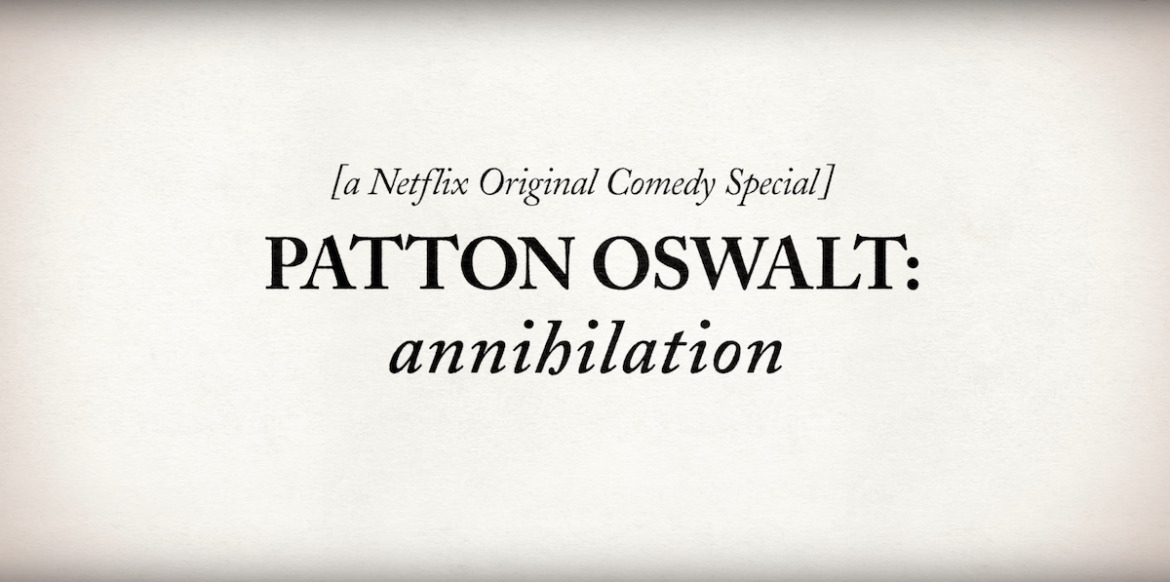 TRAILER: Patton Oswalt: Annihilation | Netflix Comedy Specials 1