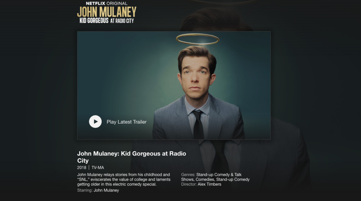 John Mulaney: Kid Gorgeous at Radio City | Coming to Netflix May 1st, 2018 1