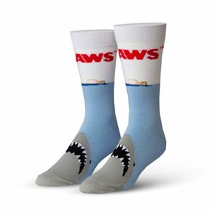 Cool Socks Men's Knit Crew Socks, Jaws Shark Attack 7
