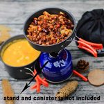 Bisgear 16pcs Camping Cookware Backpacking Stove Mess Kit – Camping Cooking Set - Camping Pots and Pans Set - Camping… 10