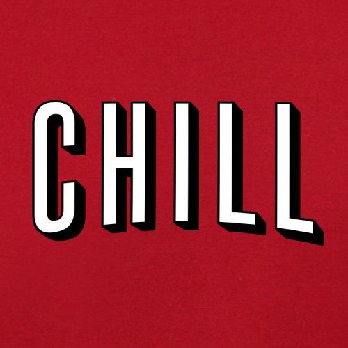 Netflix and Chill - Unisex Hoodie - Red - Large 2