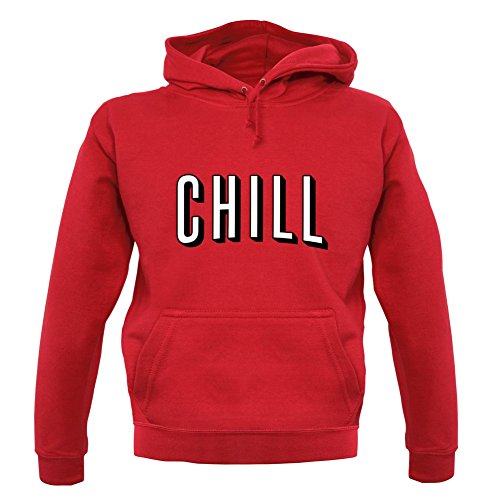 Netflix and Chill - Unisex Hoodie - Red - Large 1