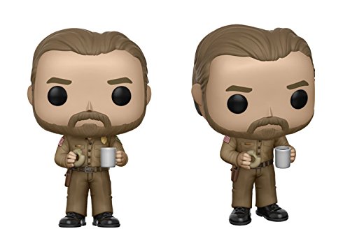Funko Pop Television: Stranger Things - Hopper with Donut (Styles May Vary) Collectible Figure 3