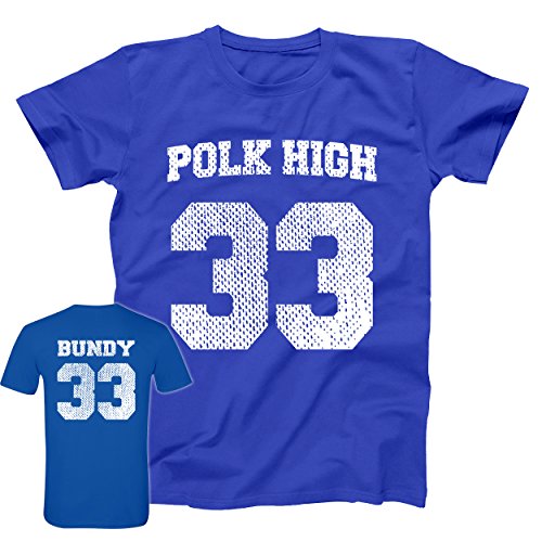 Polk High Funny Football Jersey Mens Shirt 1
