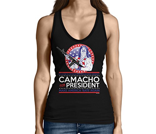 Haase Unlimited Camacho for President - Parody Funny Juniors Tank Top 1