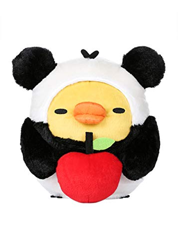 Rilakkuma by San-X Kiiroitori Panda with Apple 7" Plush, Doll, Stuffed Animal Authentic Licensed Product 1