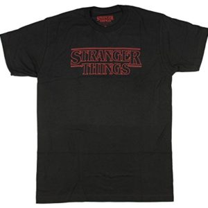 Stranger Things Official Television Series Men's Black T-Shirt TV Fan Tee 30