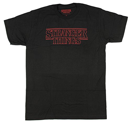 Stranger Things Official Television Series Men's Black T-Shirt TV Fan Tee 1