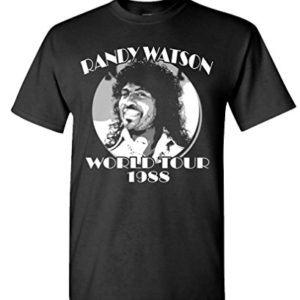 The Goozler Randy Watson World Tour - Retro Movie Funny - Mens Cotton T-Shirt 3