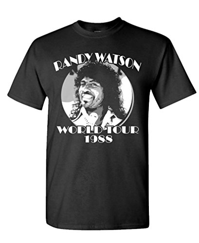 The Goozler Randy Watson World Tour - Retro Movie Funny - Mens Cotton T-Shirt 1
