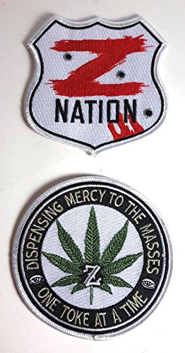 Z NATION TV Series 4" Logo Embroidered Patch Set of 2 1