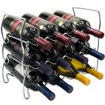 Sorbus® 3-Tier Stackable Wine Rack - Classic Style Wine Racks for Bottles - Perfect for Bar, Wine Cellar, Basement… 7