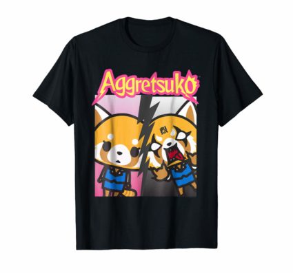 Aggretsuko Screaming Rage Tee Shirt 4