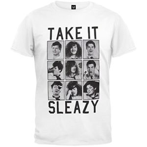 Workaholics - Take It Sleazy Blocks Soft T-Shirt Small White OG Exclusive 32