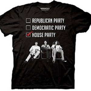 Workaholics Republican Democratic House Party Adult Black T-Shirt (Adult Medium) 17