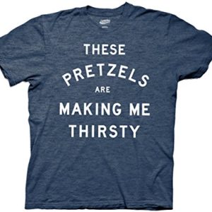 Ripple Junction Seinfeld These Pretzels are Making Me Thirsty Adult T-Shirt 4