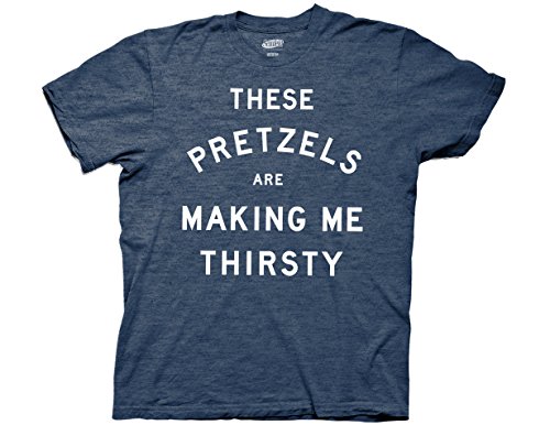Ripple Junction Seinfeld These Pretzels are Making Me Thirsty Adult T-Shirt 7