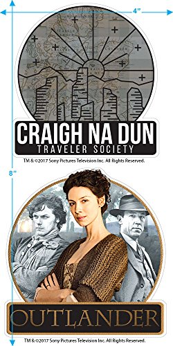 Popfunk Classic Outlander Craigh Na Dun Traveler T Shirt & Stickers 4