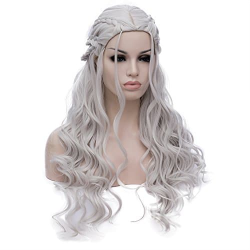 Daenerys Targaryen Wig for Game of Thrones Khaleesi Long Curly Wavy Hair Wigs 3
