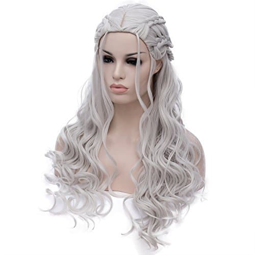 Daenerys Targaryen Wig for Game of Thrones Khaleesi Long Curly Wavy Hair Wigs 4