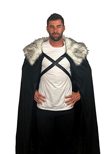 Encore Costumes Northern Winter Lord Cosplay Cloak, Grey, Large 2