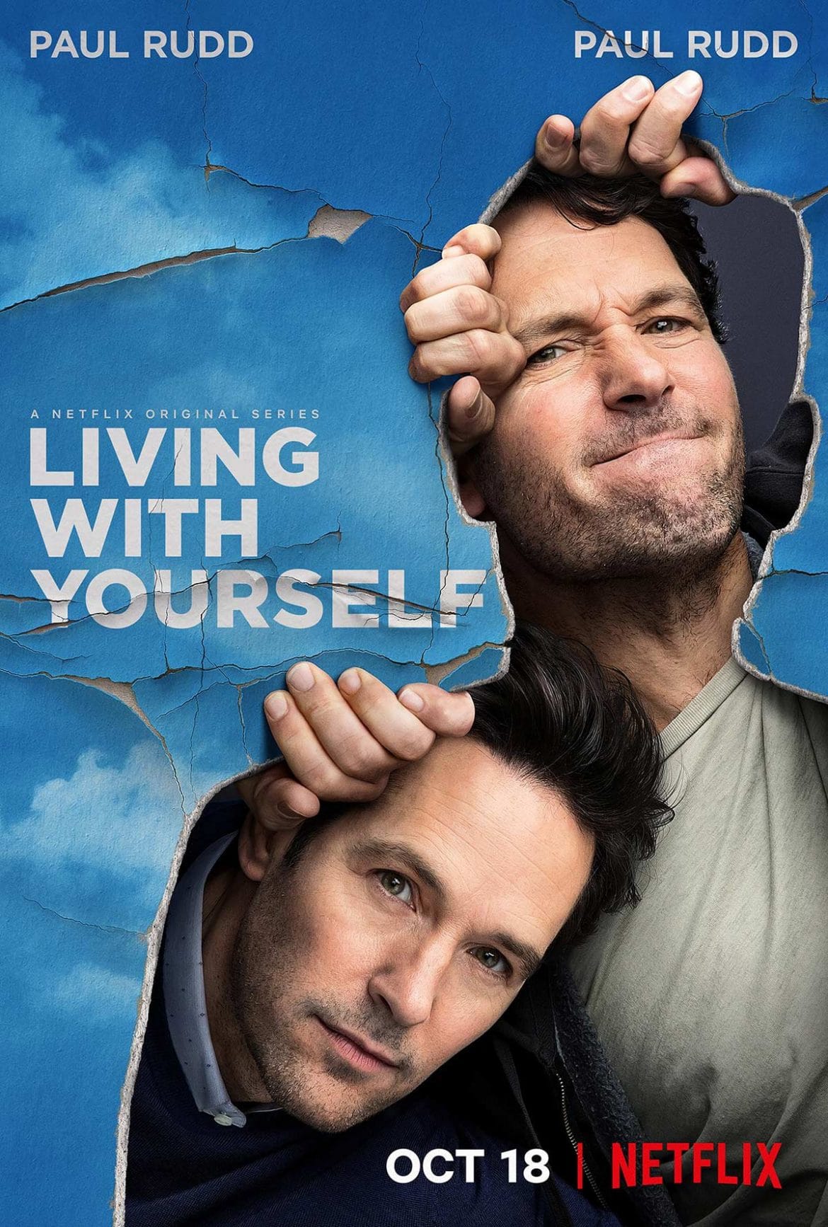 Netflix Movie Posters, Living With Yourself Netflix Trailer, Netflix Paul Rudd Living With Yourself Trailer, Netflix Comedy Movies, Coming to Netflix in 2019