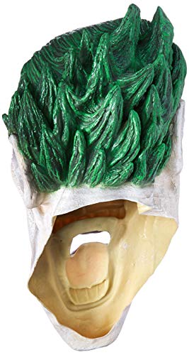 Rubies Adult DC Heroes And Villains Collection Deluxe Joker Costume Latex Mask, As Shown, One Size 2