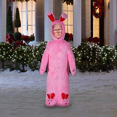 Gemmy 6 Ft Ralphie in Bunny Suit from A Christmas Story Airblown Inflatable Indoor/Outdoor Holiday Decoration 2