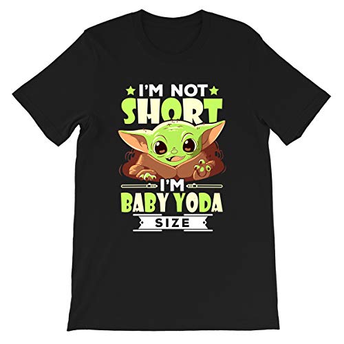 Cute I'm not Short I'm Baby #Yoda Size Meme Movie Film #Star #War Movies Gifts Funny Mens Womens Girls Unisex T-Shirt 1