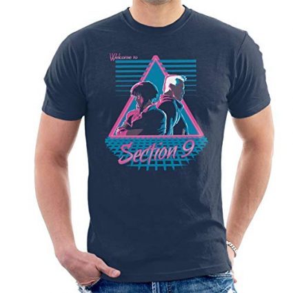 Welcome to Section 9 Ghost in A Shell Men's T-Shirt 4