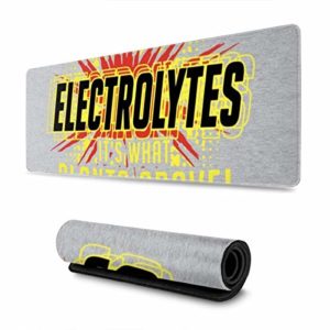 Extra Large Mouse Pad -Electrolytes Its What Plants Crave Idiocracy Desk Mousepad - 31.5"""" X 11.8""""x0.12''(3mm Thick)- XL Protective Keyboard Desk Mouse Mat for Computer/Laptop 6