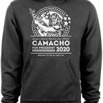 GEEK TEEZ Prezident Camacho 2020 Women's Hoodie Charcoal XX-Large 4