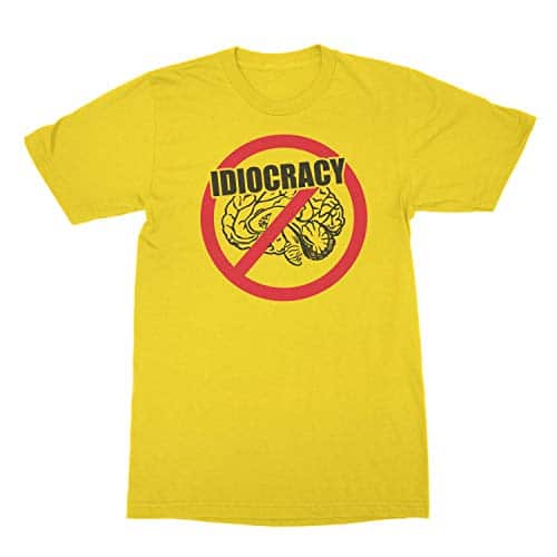 Idiocracy 2006 Science Fiction Comedy Film Movie No Brain Adult T-Shirt Tee 1