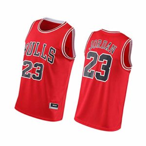 CXMY Jordan Basketball Jersey Bulls 23#, Unisex Mesh Sportswear Vest, Summer Sleeveless Basketball Swingman Jersey… 10