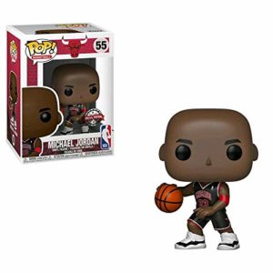 POP! NBA Bulls Michael Jordan Vinyl Figure (Black Jersey) #55 Exclusive 4