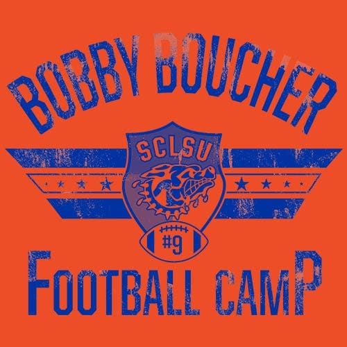 Bobby Boucher Football Camp - Mud Dogs Funny Vintage Movie T-Shirt 4