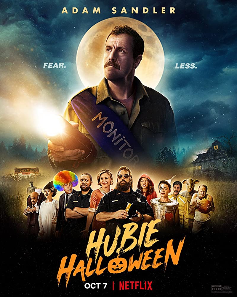 Netflix Hubie Halloween Trailer, Netflix Comedy Film, Netflix Adam Sandler Comedy, Coming to Netflix in October 2020