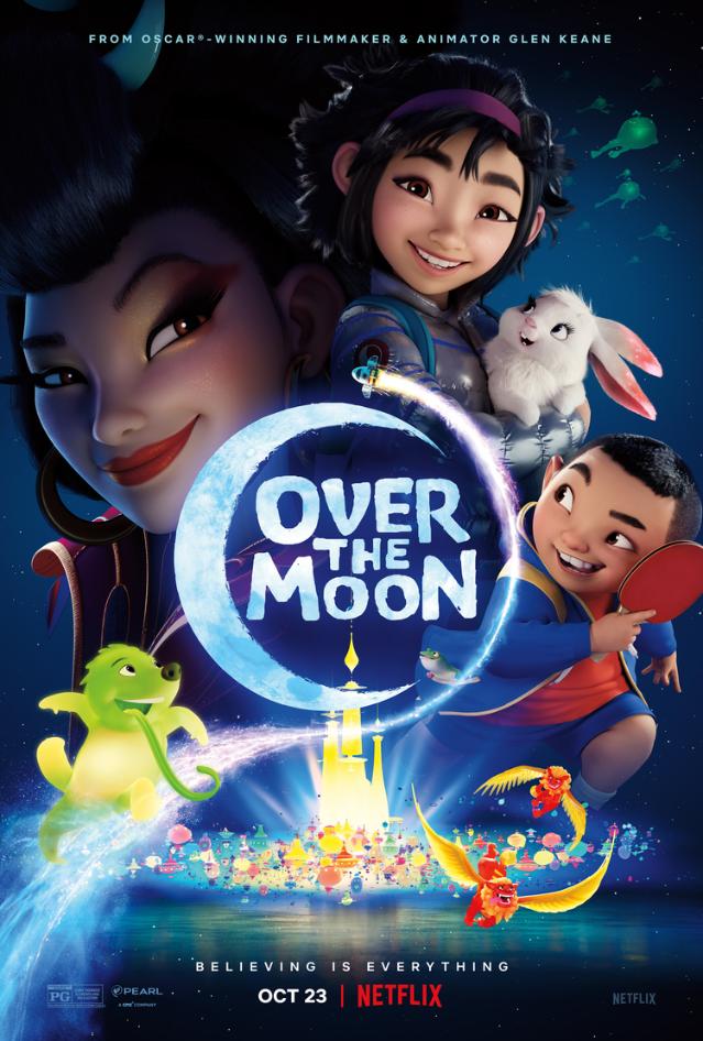Netflix OVER THE MOON Trailer, Netflix Family Entertainment, Netflix Animated Movies, Coming to Netflix in October 2020