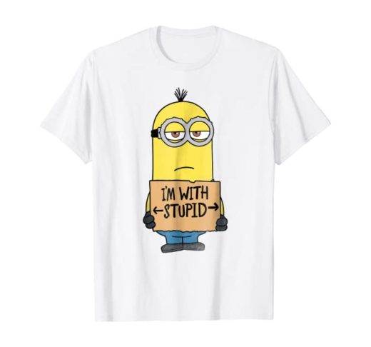 Despicable Me Minions I'm With Stupid Shirt Amazon
