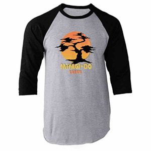 Miyagi Do Karate "Bonsai & Sunset" Baseball T Shirt 6