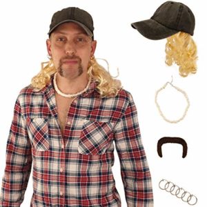 Tiger King Joe Exotic with Hat, Wig, Necklace, Earrings 1