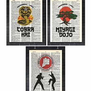 Cobra Kai Wall Art Print, Cobra Kai Dictionary