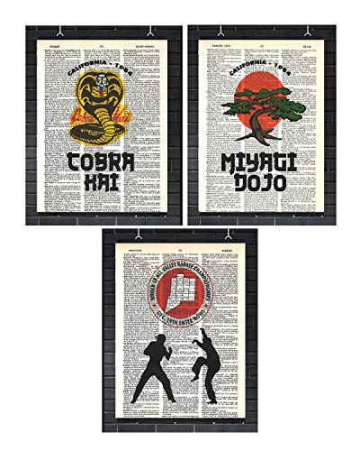 Cobra Kai Wall Art Print, Cobra Kai Dictionary