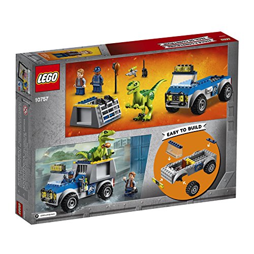 LEGO Juniors Jurassic World Raptor Rescue Truck Building Kit 5