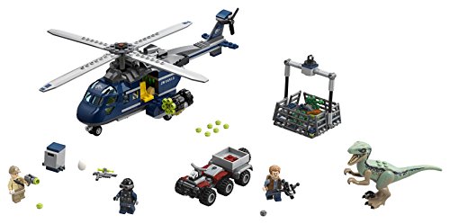 LEGO Jurassic World Helicopter Pursuit Building Kit 2