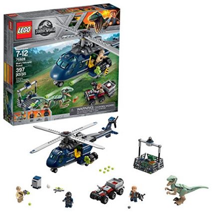 LEGO Jurassic World Helicopter Pursuit Building Kit 2