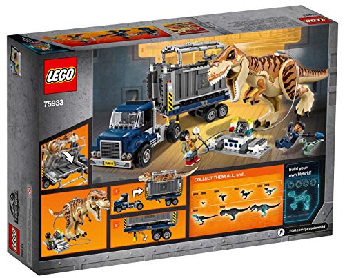 LEGO Jurassic World T. Rex Transport Dinosaur Play Set 2