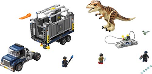 LEGO Jurassic World T. Rex Transport Dinosaur Play Set 3