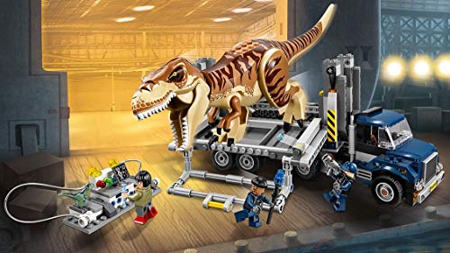 LEGO Jurassic World T. Rex Transport Dinosaur Play Set 4